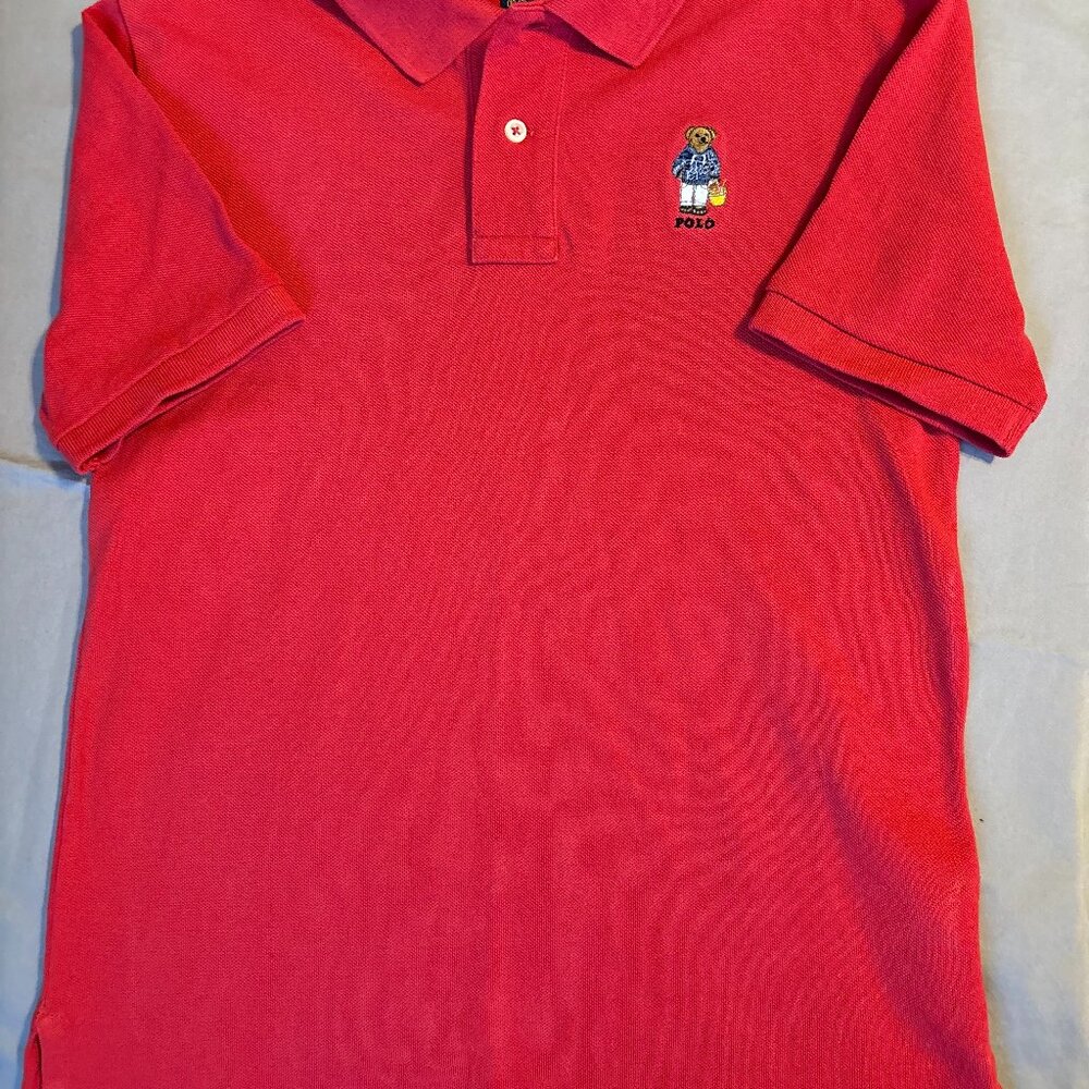 Polo Ralph Lauren Boys Red Size M (10-12) Short Sleeve
